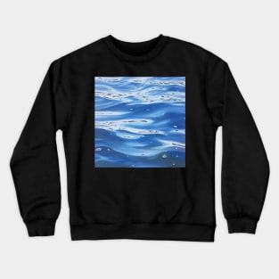 Relocation - lake water painting Crewneck Sweatshirt